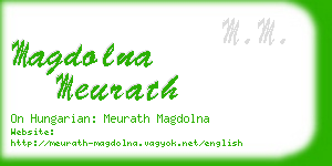 magdolna meurath business card